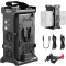NEEWER V Mount Akkumulátor Töltő Dupla Csatornás, V Lock 100W PD USB-C Gyorstöltés, DC 48V/24V Kimenet, SmallRig Kompatibilis BP-2CH Pro