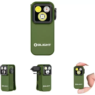   Lanternă LED mini OLIGHT Oclip Pro, USB-C, 500 lm, lumină roșie, IPX6