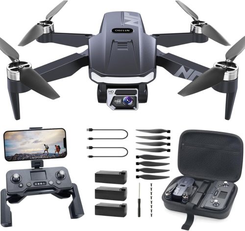 NAFYRE N11 PRO GPS Drón 4K UHD Kamerával, 90 Perces Repülési Idővel, Nagy Hatótávolsággal, Automatikus Visszatéréssel, 0,25kg Alatti Súllyal