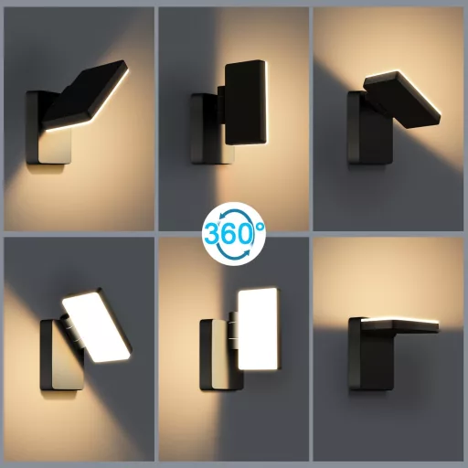 Kingwen 40W LED kültéri fali lámpa 3000K meleg fehér IP65 vízálló 180° összecsukható