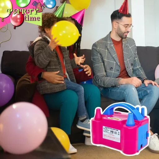 YEPVIE Elektromos Légpumpa Ballonpumpához Gyors Felfújáshoz