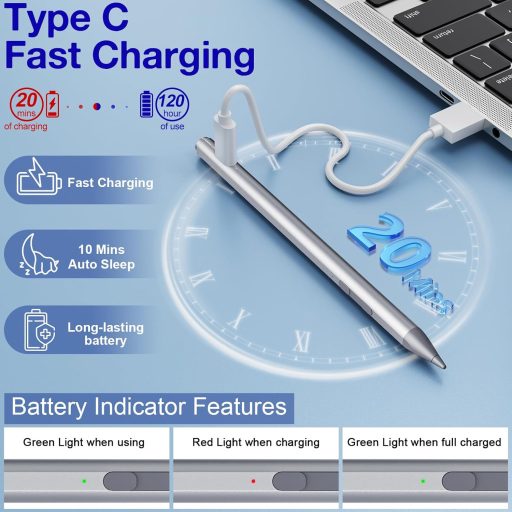 Suejezt USI 2.0 Stylus Pen 4096 nyomásszint Chromebook Tablet stylus