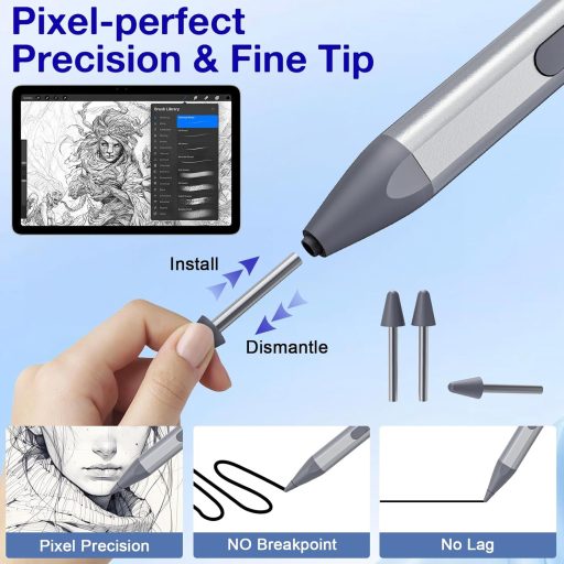 Suejezt USI 2.0 Stylus Pen 4096 nyomásszint Chromebook Tablet stylus