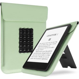   VOVIPO Kindle Paperwhite 11-12. generáció védőtok zöld szilikon állvánnyal
