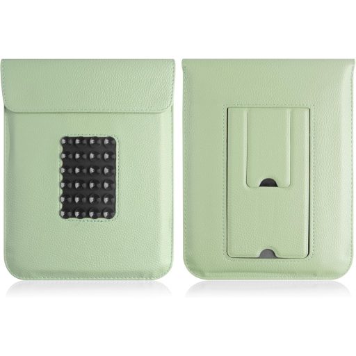 Husă de protecție VOVIPO pentru Kindle Paperwhite generația 11-12, silicon verde cu suport