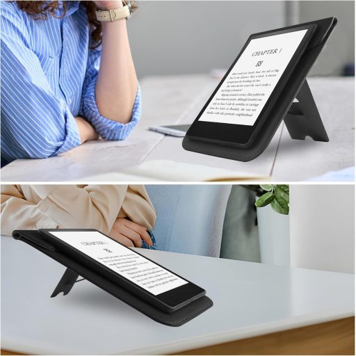 VOVIPO Kindle Paperwhite 11-12. generáció védőtok szilikon tapadóval és állvánnyal