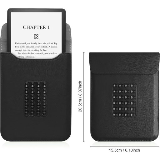 VOVIPO Kindle Paperwhite 11-12. generáció védőtok szilikon tapadóval és állvánnyal