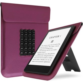  VOVIPO Kindle Paperwhite 11-12. generáció védőtok lila szilikon tartóval