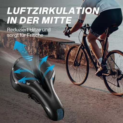 YOUNGDO Gel Sjedalo za Bicikl Ergonomsko Mekano Udobno Vodootporno