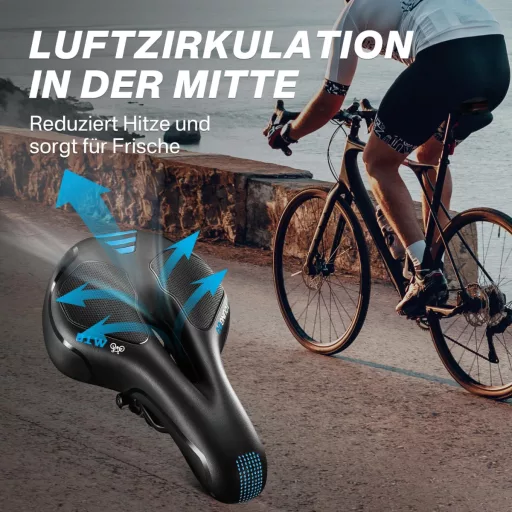 YOUNGDO Gel Sjedalo za Bicikl Ergonomsko Mekano Udobno Vodootporno