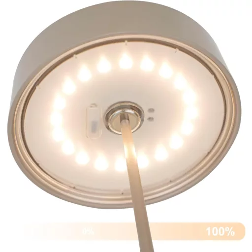 Palmina 901 LED stolna lampa s dimmerom, bežična, IP54 vodootporna, za unutarnju i vanjsku upotrebu