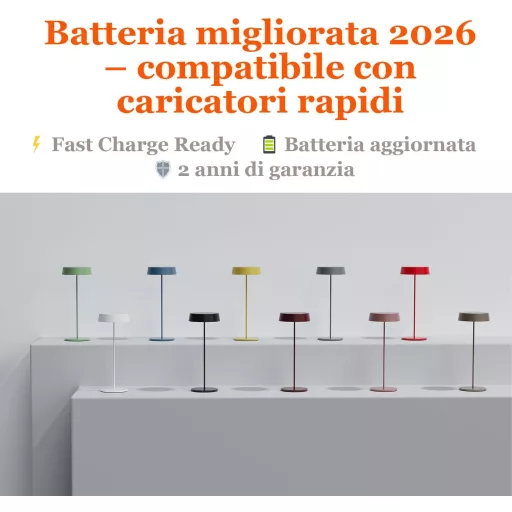 Palmina 901 LED stolna lampa s dimmerom, bežična, IP54 vodootporna, za unutarnju i vanjsku upotrebu