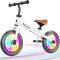 Bicicletă de echilibru BELEEV C2 cu roți LED, pentru copii de 2-5 ani, cu înălțime reglabilă