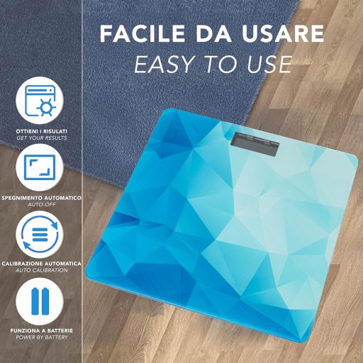 IPEA Ultra Vékony Digitális Személymérleg 180 kg-ig Precíz Méréshez