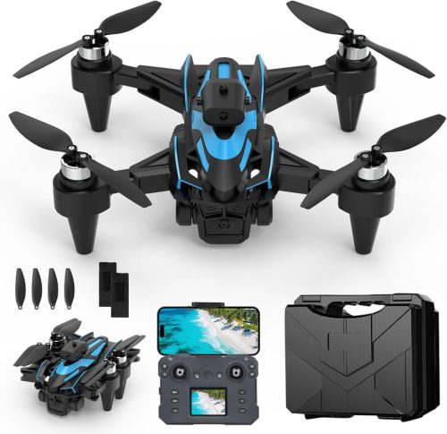 Aenxwa E88 Mini Drón 4K HD Kamerával - Kefe Nélküli Motorral, WiFi FPV, 120° Látószög, Optikai Pozícionálás, Akadályérzékelés, 2 Akkumulátor