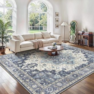   GENIMO Vintage Extra Large szőnyeg 200x290 cm, mosható, csúszásmentes háttal