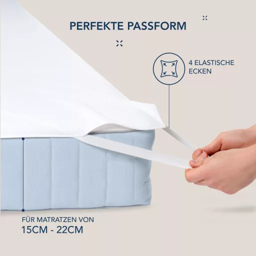 Dreamzie Premium Molton Matracvédő 60x120 cm - 100% Pamut, Oeko-Tex