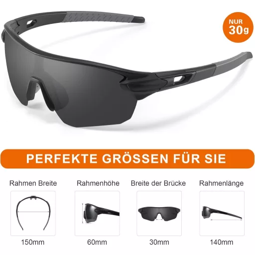 BootyBay polarizált sportüveg kerékpározáshoz férfiaknak és nőknek