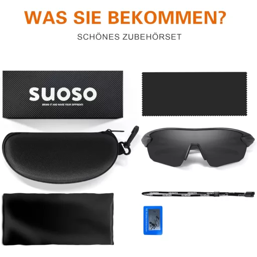 BootyBay polarizált sportüveg kerékpározáshoz férfiaknak és nőknek