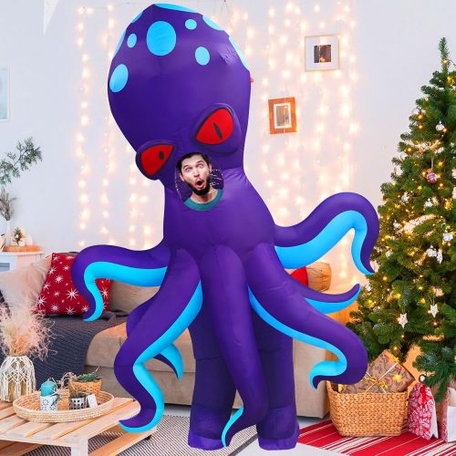 Costum Gonflabil Danxilu pentru Adulți - Costum Animal Corp Întreg, Caracatiță și Dinozaur, pentru Bărbați și Femei - Cosplay Amuzant, Petreceri și Sărbători