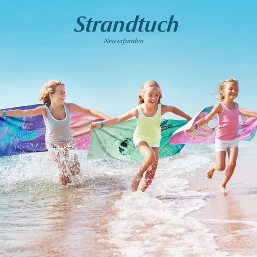 Joyoldelf Gyerek Strandtörülköző 140x70cm Fürdőlepedő Lányoknak Fiúknak
