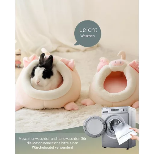 JanYoo Tengerimalac Barlang Ágy Mosható Meleg Fekvőhely Nyúl Csincsilla Sün