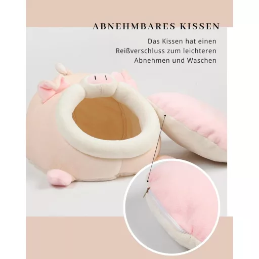 JanYoo Tengerimalac Barlang Ágy Mosható Meleg Fekvőhely Nyúl Csincsilla Sün