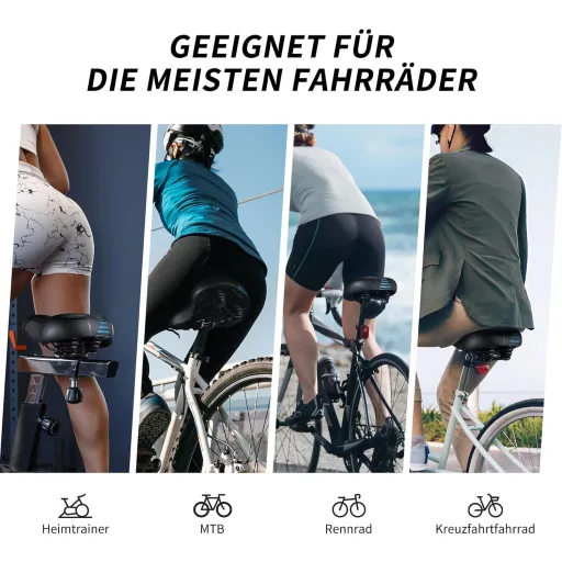 Gélové sedadlo na bicykel YOUNGDO ergonomické mäkké pohodlné vodoodolné