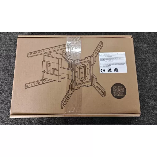 ELIVED Ultra Vékony TV Fali Tartó 26-60 Colos Tévéhez, Dönthető Forgatható Konzol