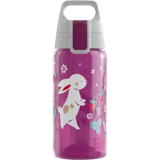   SIGG Viva One gyerekitalos palack 0,5L szódásüdítőhöz szivacsmentes - 2 Happy Bunnies, 2 special edition