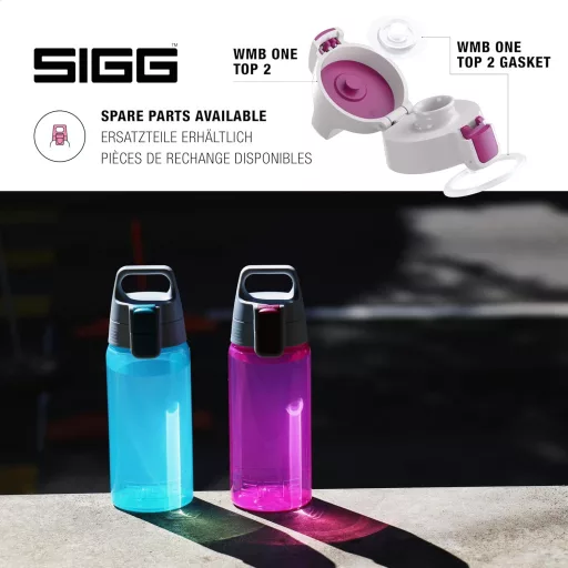 SIGG Viva One gyerekitalos palack 0,5L szódásüdítőhöz szivacsmentes - 2 Happy Bunnies, 2 special edition