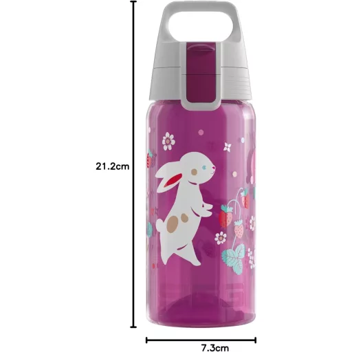 SIGG Viva One gyerekitalos palack 0,5L szódásüdítőhöz szivacsmentes - 2 Happy Bunnies, 2 special edition