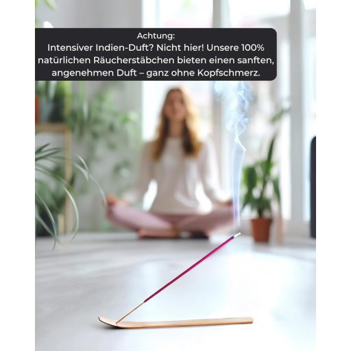 Incensera 100 darabos füstölő pálca szett - Szantálfa, Levendula, Tömjén, Mirra, Zsálya - Meditáció, Jóga, Relaxáció