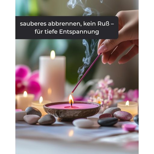 Set de 100 bețișoare parfumate Incensera - Lemn de santal, Lavandă, Tămâie, Smirnă, Salvie - Meditație, Yoga, Relaxare