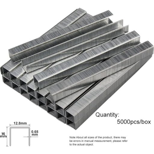 Topolenashop 5000db Pneumatikus Tűzőgép Szeg 12.8x16mm Galvanizált Acél