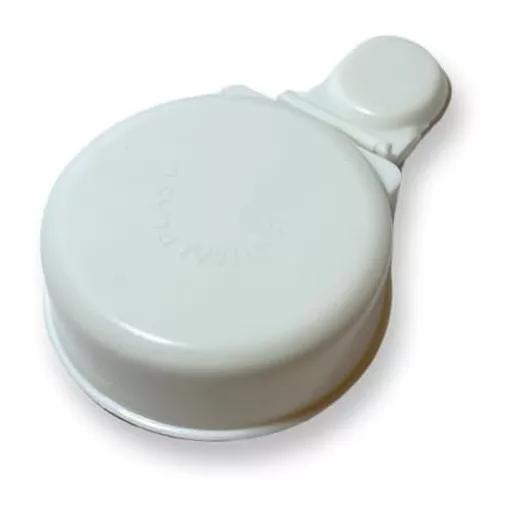 ANIMALPLAST 10 buc. Hrănitoare pentru păsări, tip farfurie, suspendabilă, albă, pentru păsări mici și mijlocii