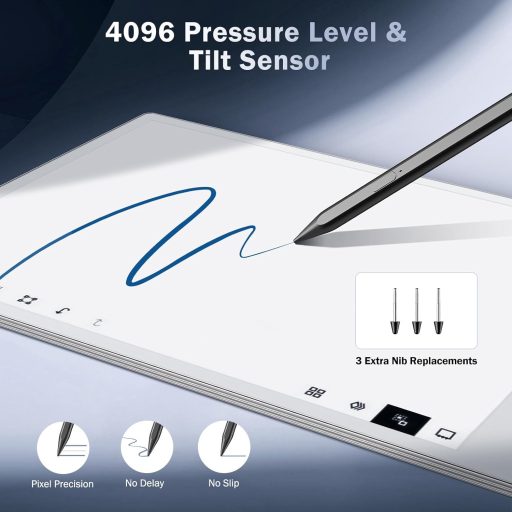 TiMOVO Mágneses Stylus Toll Remarkable Paper Pro-hoz, 4096 Nyomásérzékenység