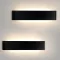 Mille Lucciole 18W LED fali lámpa fekete 28cm 2db szett
