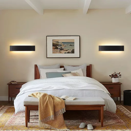 Mille Lucciole 18W LED fali lámpa fekete 28cm 2db szett