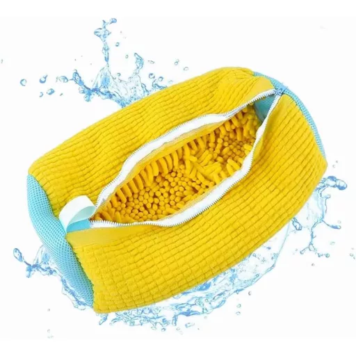 HOXATYP Sac de spălat pantofi pentru mașina de spălat, sac universal de curățare a pantofilor, 2 buc, gri