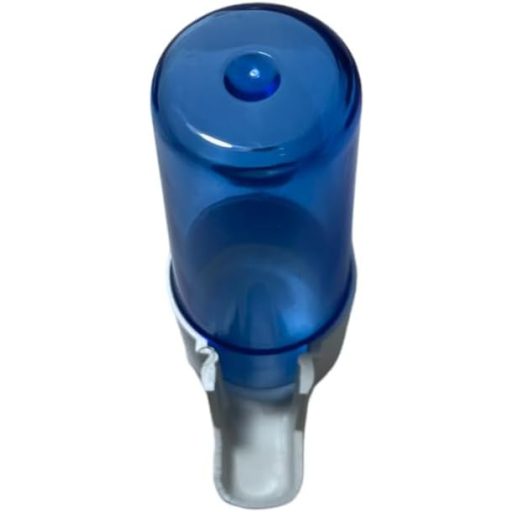 ANIMALPLAST Madár Itató és Etető Adagoló - 12db 100ml Automata Függeszthető Víz- és Magadagoló Kalitkához, Kis-Közepes Madaraknak, Kék-Fehér