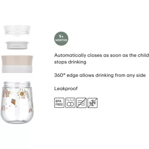 Mepal Mio 360° tanulócsészé 300ml szivárgásmentes