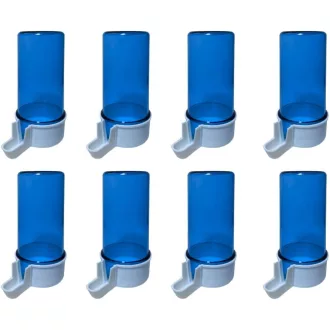   ANIMALPLAST 8 db 200ml Madáritatópohár Automatikus Madáretetőrendszer Kék Vékony Hálóval
