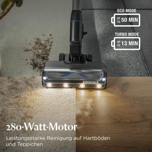 BISSELL PowerClean FurGuard Akkumulátoros Porszívó HEPA Szűrővel és Öntisztító Kefe