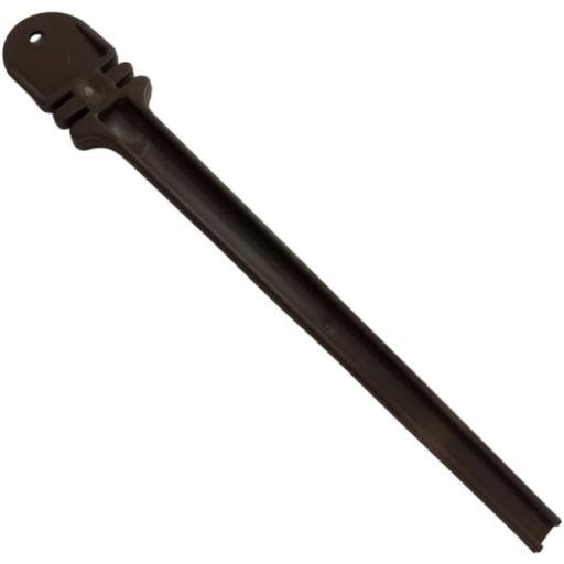 ANIMALPLAST 10 bucăți Suporturi de plastic pentru păsări - 23,5 cm Maro cu Design Perlat, pentru Păsări Mici și Mijlocii, pentru Colivie