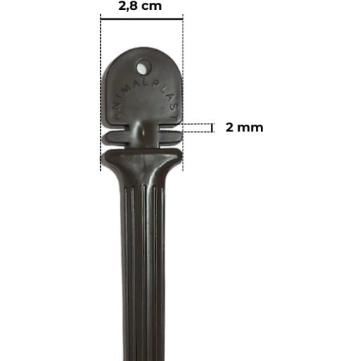 ANIMALPLAST 10 db Hullámos Madárülőke Szett - 30 cm Barna Műanyag Ülőrudak Kalitkába Kis és Közepes Madaraknak