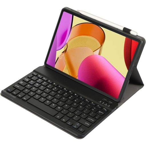 Leleyo Fire Max 11 Mágneses Billentyűzetes Tok QWERTY Eltávolítható Fekete