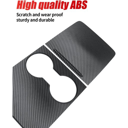 LALAIJDOU Središnja Konzola Poklopac Tesla Model Y Model 3 Uzorak Karbonskih Vlakana