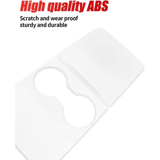 LALAIJDOU Karbon Konzol Fedél Tesla Model Y Model 3 Fehér Matt Beltéri Dekoráció