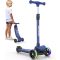 BELEEV A8 Összecsukható Roller LED Kerekekkel, 3 Kerekű Gyerek Roller 3-12 Év